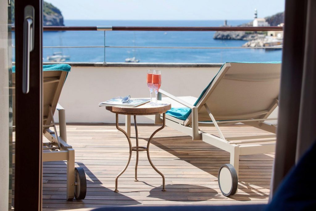 Ein Zimmer mit Aussicht im Hotel Espléndido Soller - Mallorca 