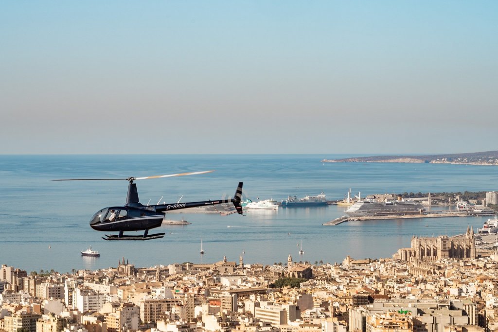 Balearic Helicopters - View over Palma