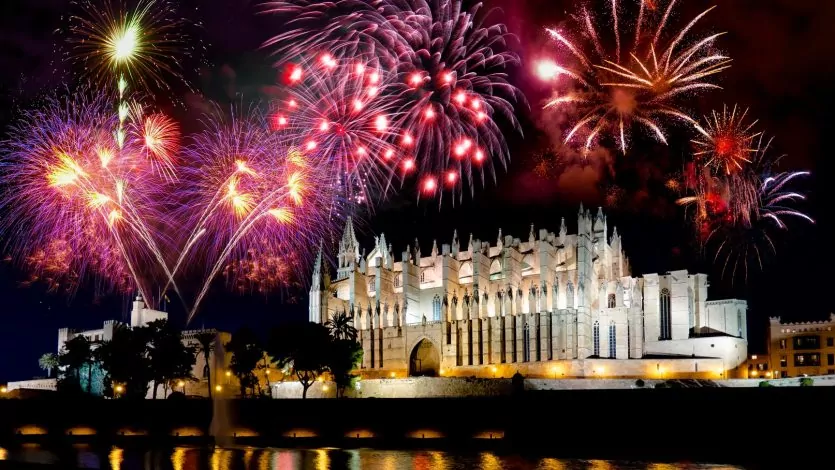 Fireworks in Palma - New Years Eve 